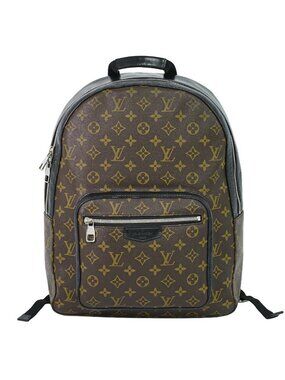 Louis Vuitton LV Josh Monogram Macassar Backpack Brown Black